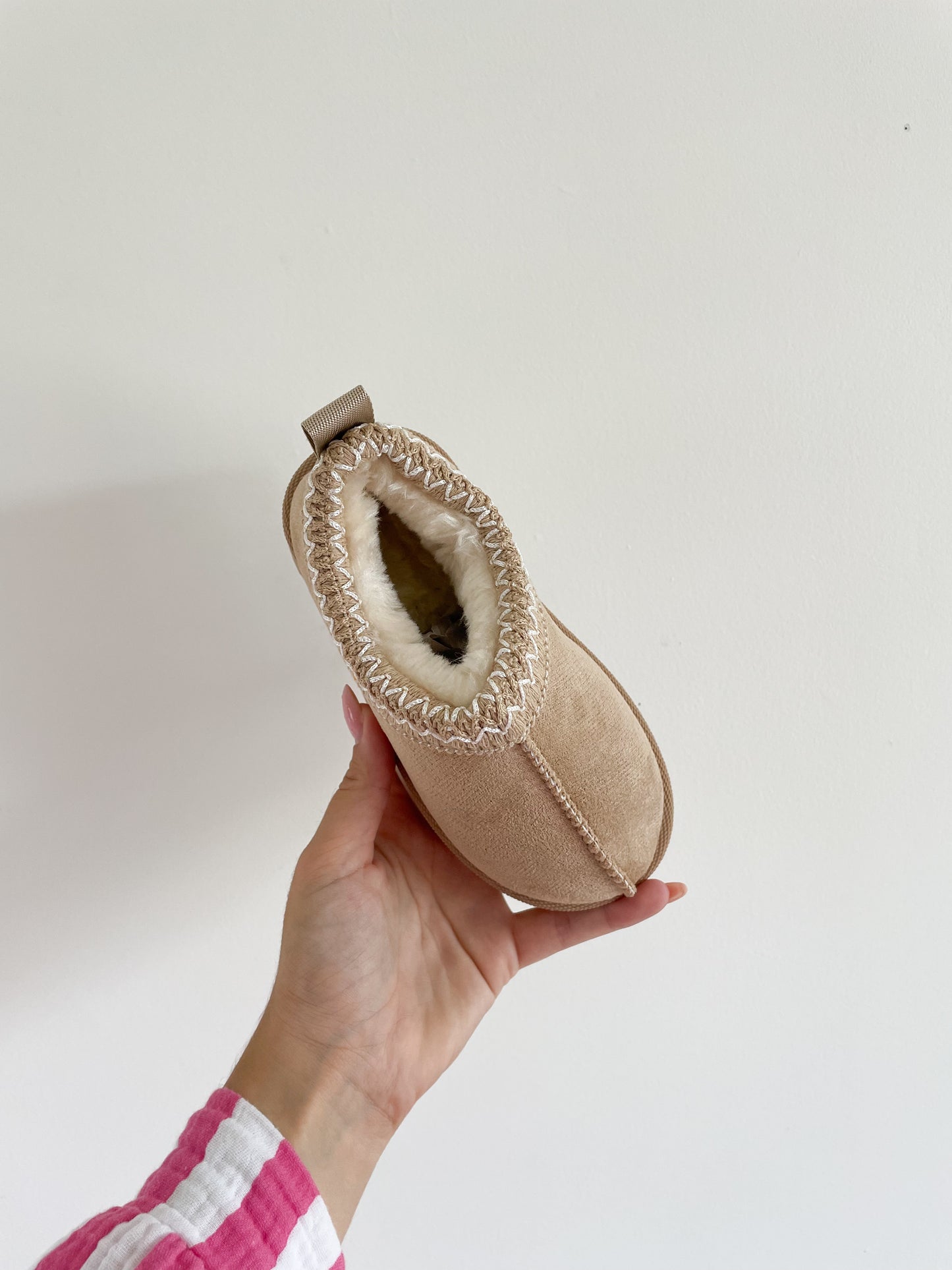 Bottines fourrées beige L'univers magique