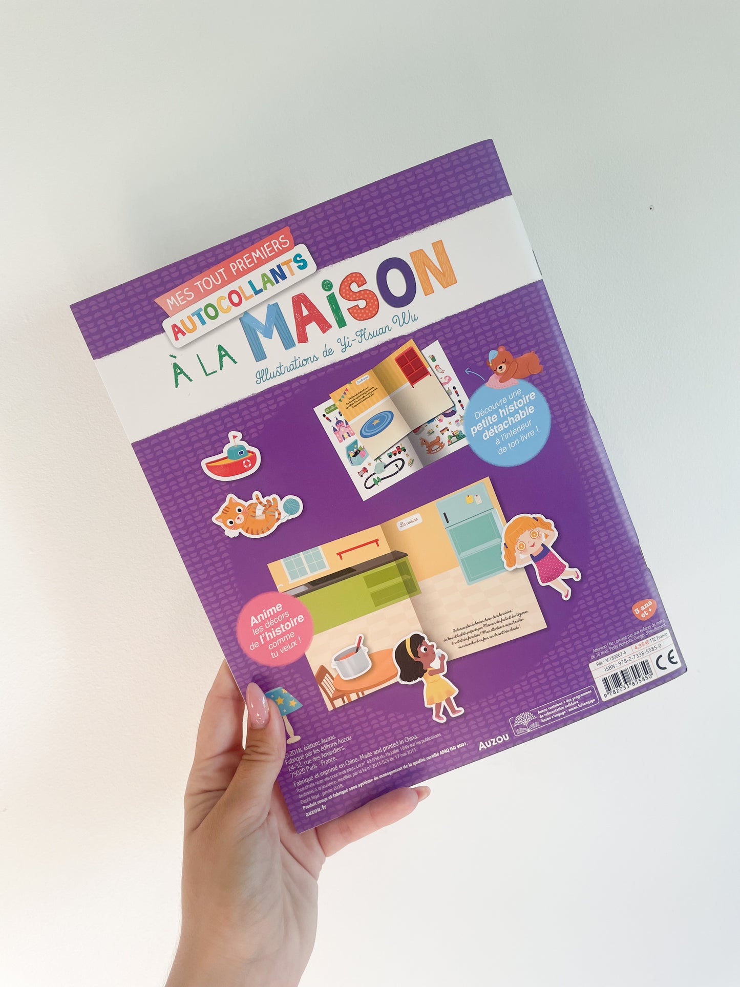 Mes tout premiers autocollants - A la maison Auzou
