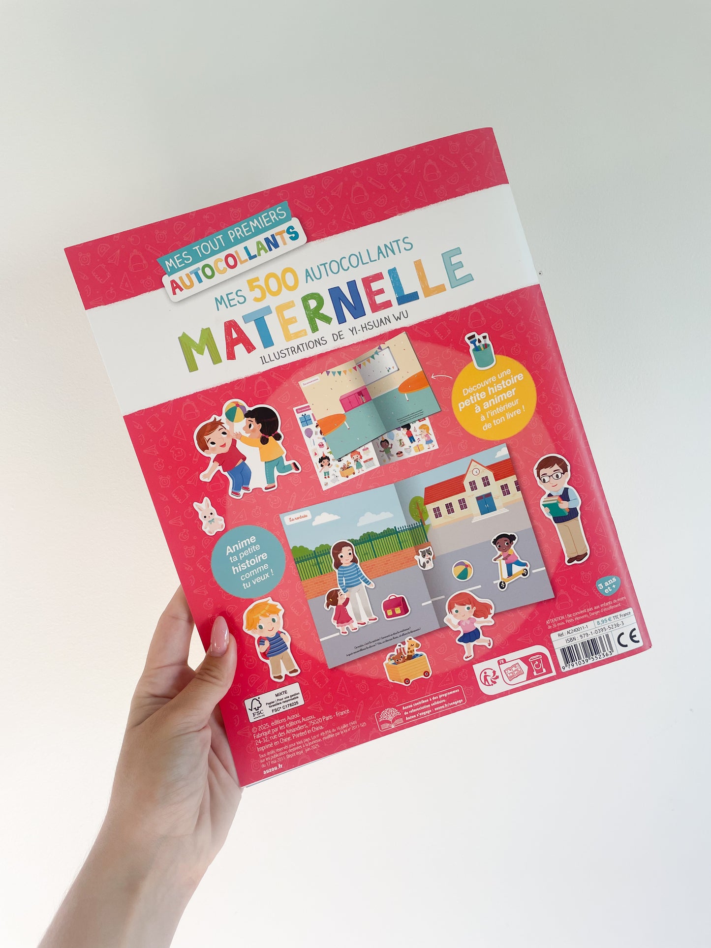 Mes tout premiers autocollants - 500 autocollants - La maternelle Auzou