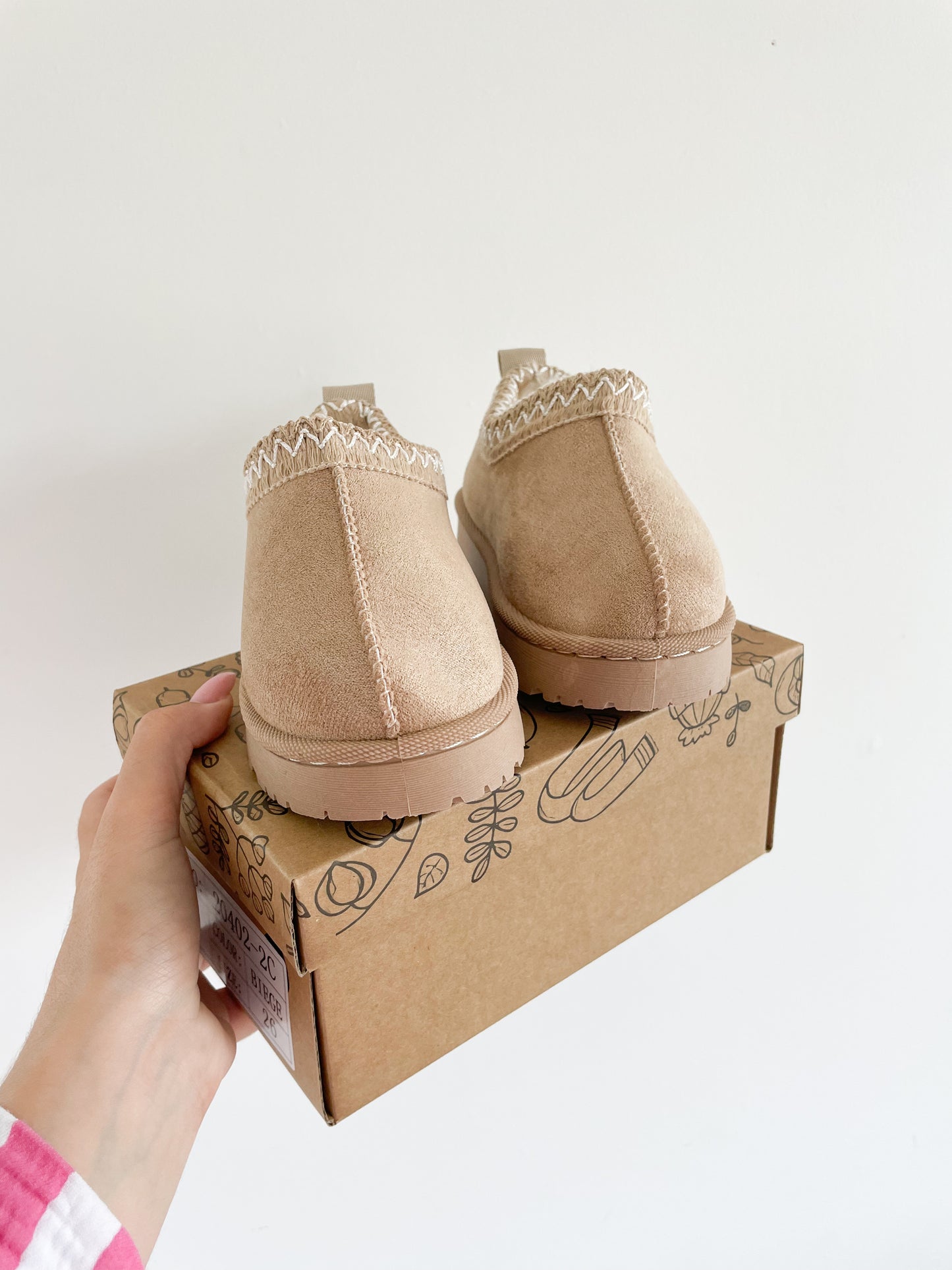 Bottines fourrées beige L'univers magique