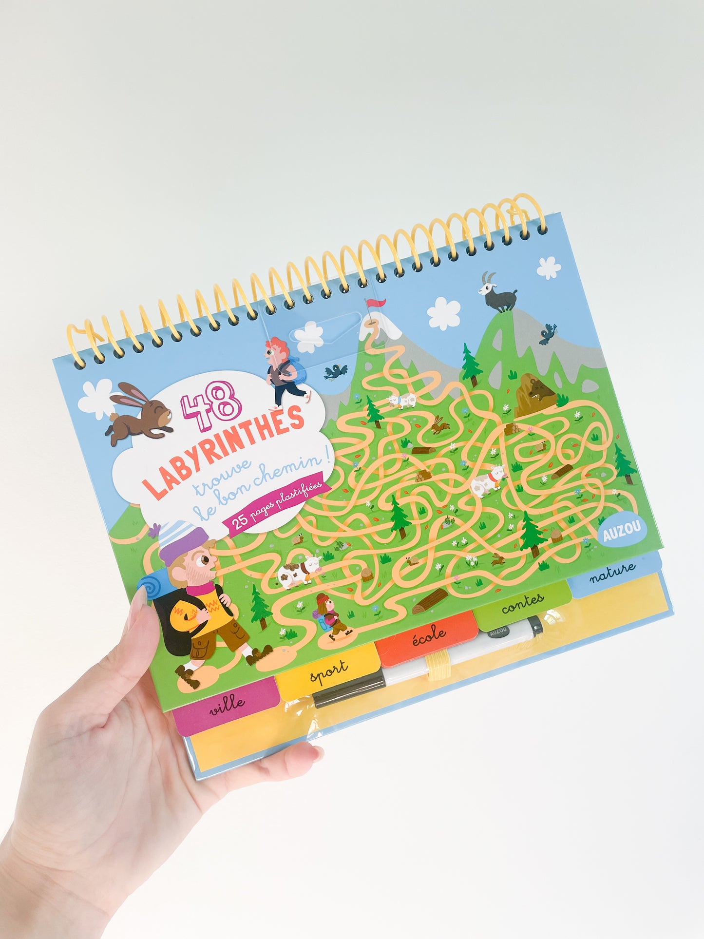 Bloc note - Trouve le bon chemin - 48 labyrinthes Auzou