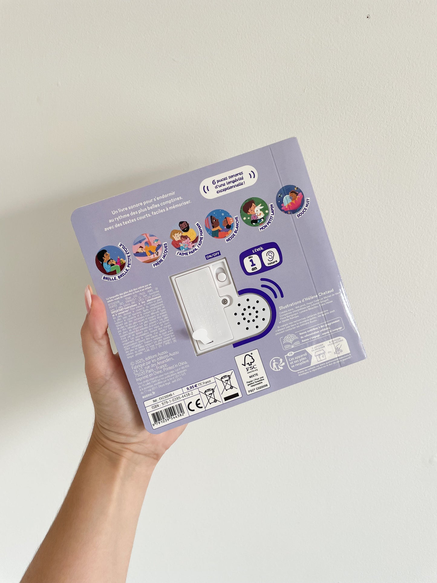 Livre sonore - Mes comptines pour faire dodo Auzou