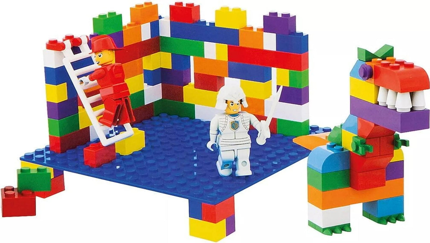 Jeu de briques avec 8 personnages - construction et imagination enfant