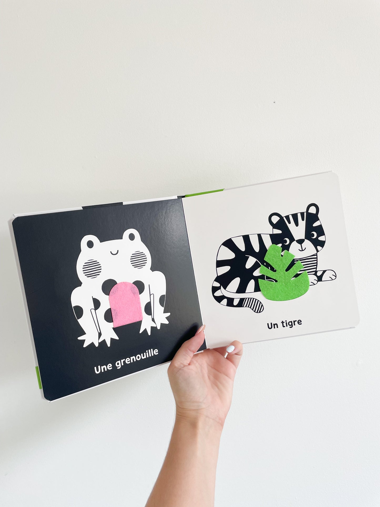 Mes premiers flaps - Jungle - Livre noir et blanc bébé Auzou