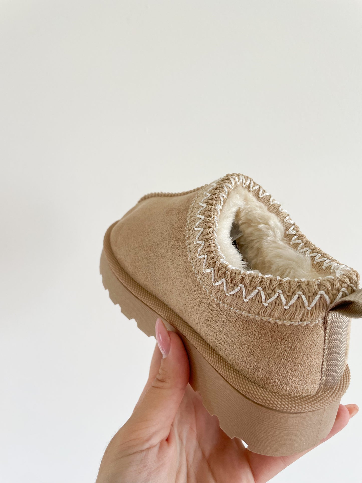 Bottines fourrées beige L'univers magique