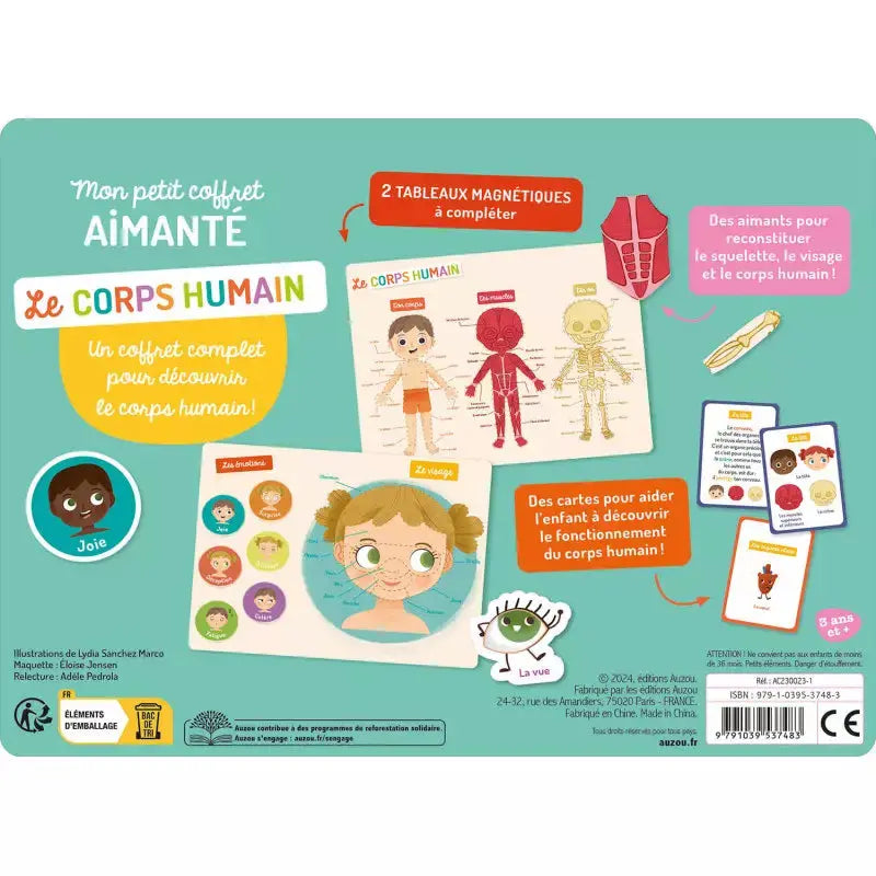 Mon petit coffret aimanté - Le corp humain L'univers magique