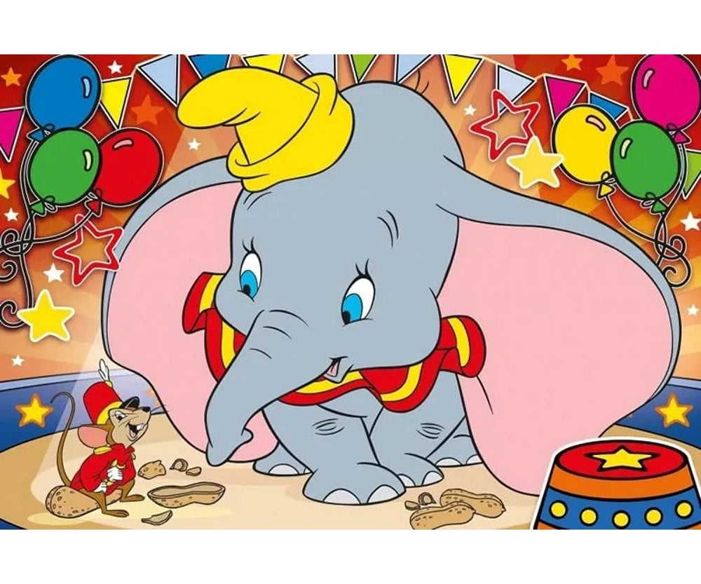 puzzle Dumbo Disney 104 pièces - jeu d’assemblage mignon pour enfant