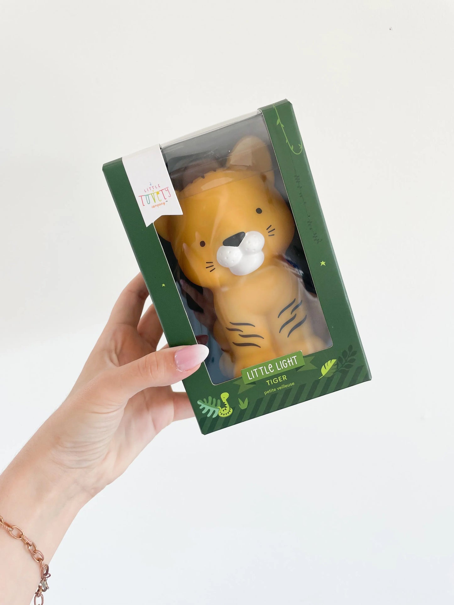Veilleuse tigre dans sa boîte – cadeau parfait pour enfant