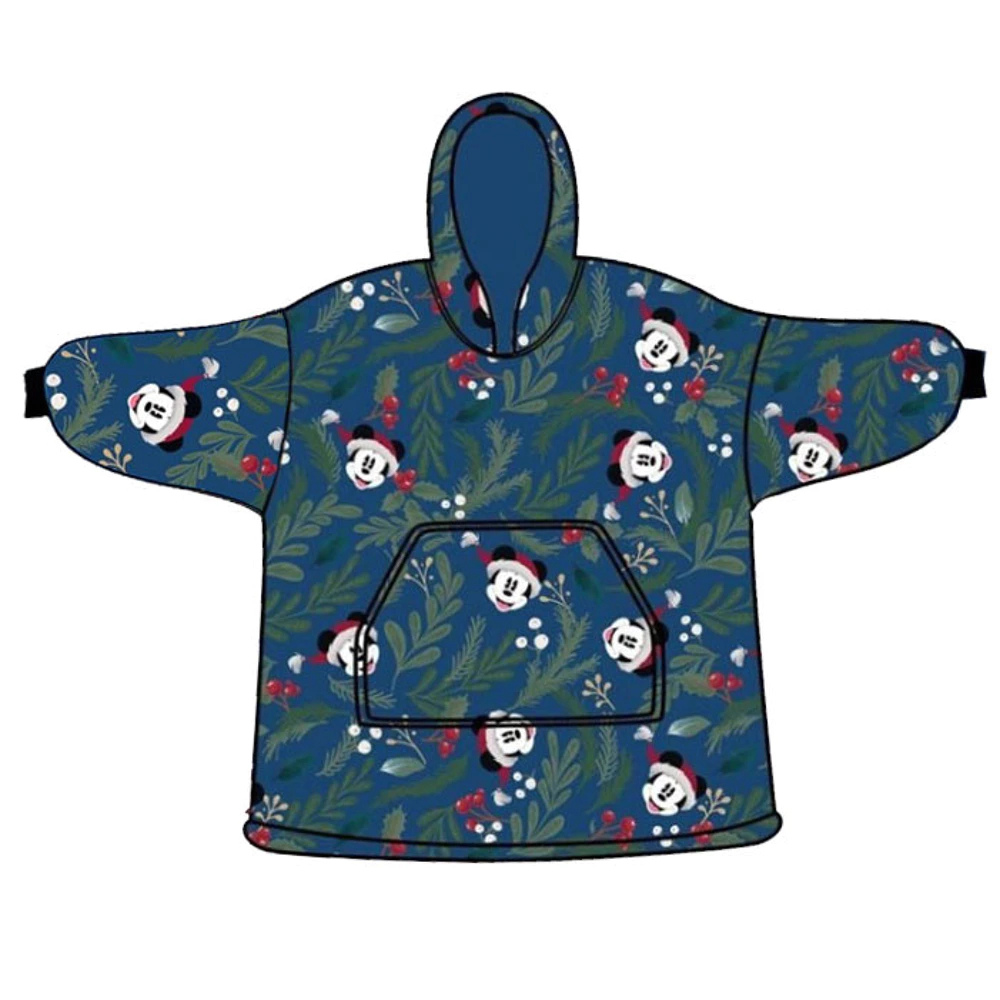 Pull plaid Mickey Noël - Adulte