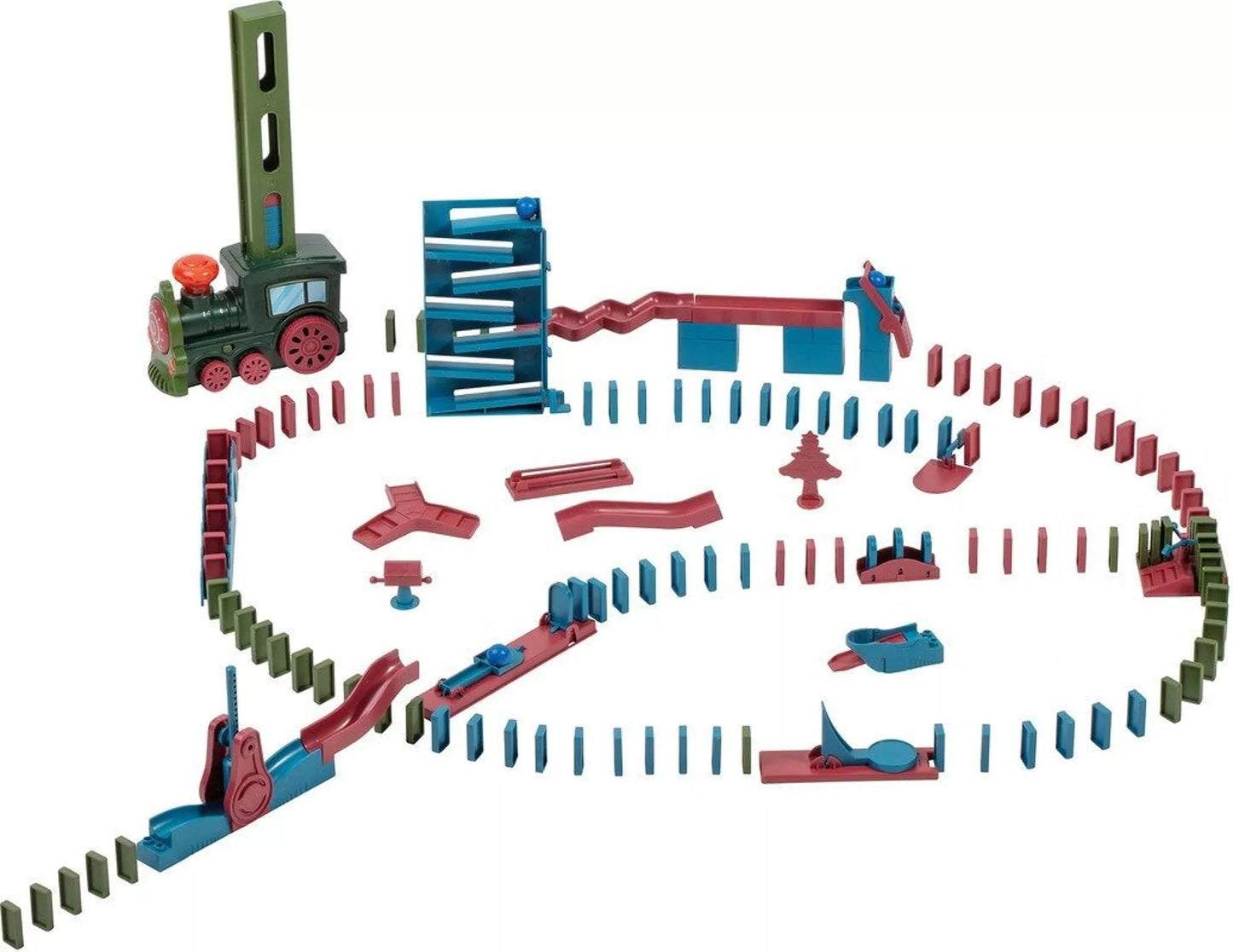 Train à dominos automatique - jeu amusant et coloré pour enfant