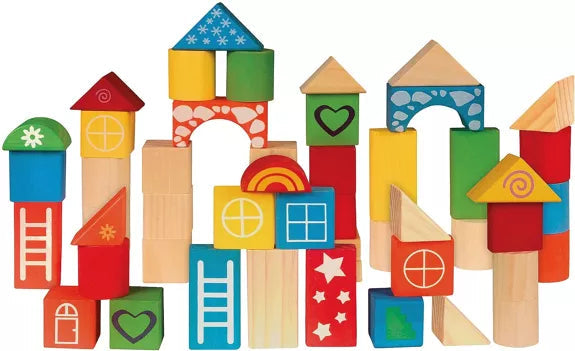 Baril de construction 60 pièces - jeu d’assemblage et de motricité