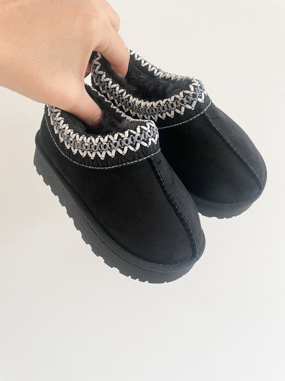 Bottines fourrées noir