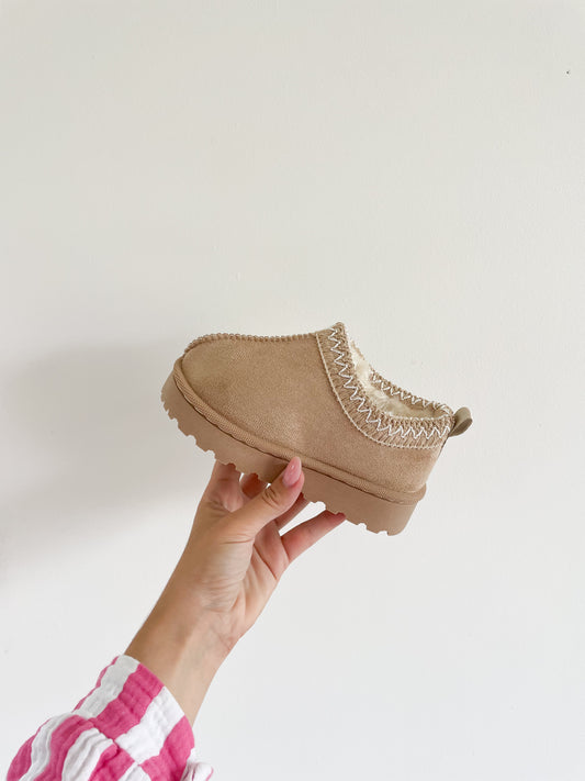 Bottines fourrées beige L'univers magique