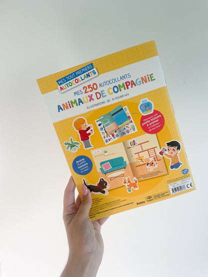 250 autocollants - Animaux de compagnie Auzou
