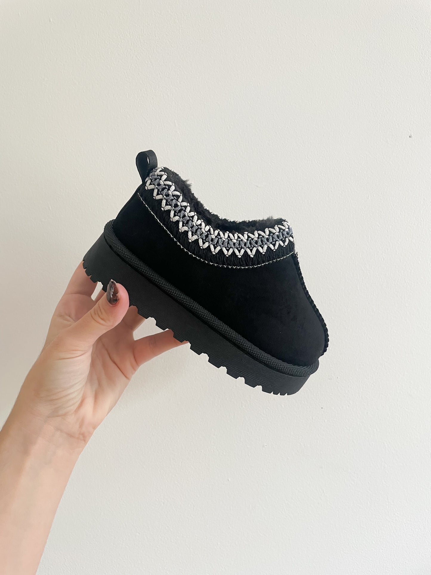 Bottines fourrées noir