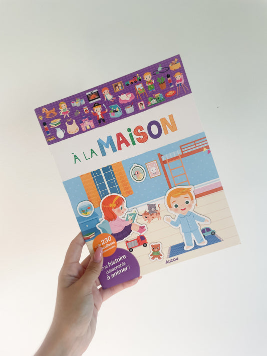 Mes tout premiers autocollants - A la maison Auzou