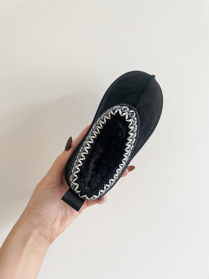 Bottines fourrées noir