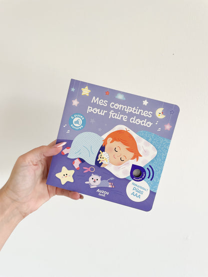 Livre sonore - Mes comptines pour faire dodo Auzou