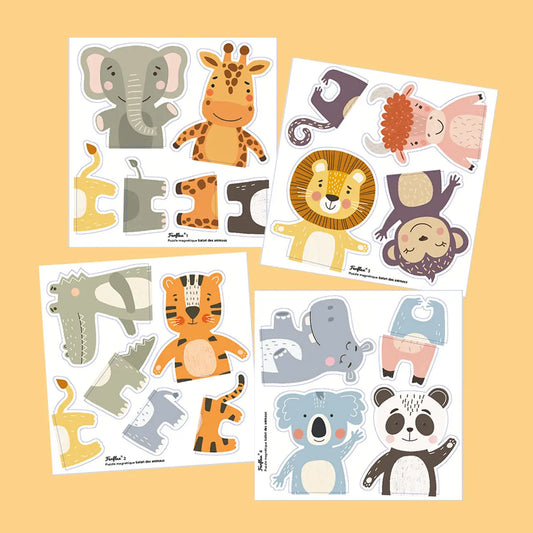 Puzzle Magnétique animaux L'univers magique