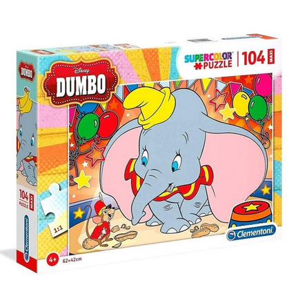 puzzle Dumbo Disney 104 pièces - jeu d’assemblage mignon pour enfant